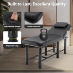 ZUN Professioanl Massage Table , Backrest Adjustable, Removable Headrest, Bottom Shelf Storage , Memory W1422142222