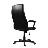 ZUN Techni Mobili Medium Back Executive Office Chair, Black RTA-4907-BK