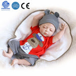 ZUN 23" Cute Full Simulation Silicone Baby Body Reborn Baby Doll 96137915