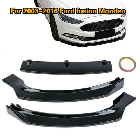 ZUN Front Bumper Spoiler Front Lip Body Kit Fit For Ford Fusion Mondeo 2013-2016 56764645