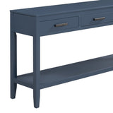 ZUN U_STYLE Contemporary 3-Drawer Console Table with 1 Shelf, Entrance Table for Entryway, Hallway, WF305650AAV