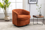 ZUN COOLMORE Swivel Chair, Comfy Round Accent Sofa Chair for Living Room, 360 Degree Swivel W395102562