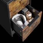 ZUN Wooden 2 drawers nightstand W328127497