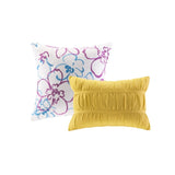 ZUN Floral Comforter Set B03595894