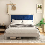 ZUN King Bed Frame, with Headboard Bed Frame with upholstered headboard / Foundation with W636134644