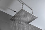 ZUN 20"x20" Shower Head Stainless Steel Bathroom Showerhead Ceiling Mount W928123463