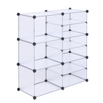 ZUN 9-Cube Storage Unit, Interlocking Organizer with Divider Design, Modular Cabinet, Bookcase for 07593215
