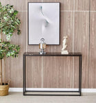 ZUN Console Tables for Entryway, Faux Marble Sofa Tables, Entryway Table for Living Room, Gold Entrance 80923819