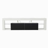 ZUN FURNITURE & TV Stand 160 LED Wall Mounted Floating 63" TV Stand W33128912