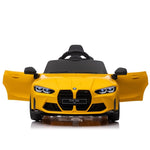 ZUN BMW M4 12v Kids ride on toy car 2.4G W/Parents Remote Control,Three speed adjustable,Power display, W1396128711