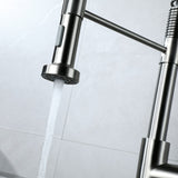 ZUN Single Handle Pull Down Sprayer Kitchen Sink Faucet W153367665