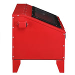 ZUN 40 Gallon Bench Top Air Sandblasting Cabinet Sandblaster Abrasive Blast Large Cabinet with Gun and 4 42974085