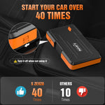 ZUN S ZEVZO Battery Jump Starter 1000A Peak Portable Jump Starter for Car 63665328