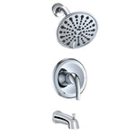 ZUN Single Handle 6-functions Shower Head Set with Tub Spout W121949142