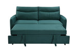 ZUN 3 in 1 Convertible Sleeper Sofa Bed, Modern Fabricseat Futon Sofa Couch w/Pullout Bed, Small W141765013
