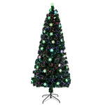 ZUN 7FT Small Light Fiber Optic Christmas Tree 290 Branches 29963026