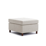 ZUN Single Movable Ottoman for Modular Sectional Sofa Couch Without Storage Function, Ottoman Cushion W1439118802
