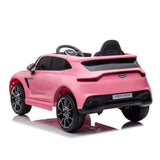 ZUN 12V Dual-drive remote control electric Kid Ride On Car,Battery Powered Kids Ride-on Car pink, 4 W1811110558