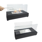ZUN Portable Tabletop Fire Pits,Tabletop Smokeless Bio Ethanol Fireplace 22555686