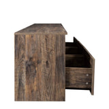 ZUN Modern minimalist TV cabinet 80 inch TV stand, open locker Living Room Bedroom W33162779