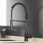 ZUN Single Handle Pull Down Sprayer Kitchen Sink Faucet W153367666