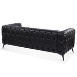 ZUN 84.06 Inch Width Traditional Square Arm removable cushion 3 seater Sofa W68041369