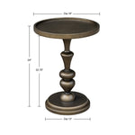 ZUN Pedestal Accent Table B035118548