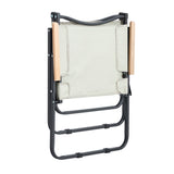 ZUN 2-piece Folding Outdoor Chair for Indoor, Outdoor Camping, Picnics, Beach,Backyard, BBQ, Party, W24190812