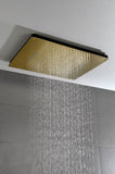 ZUN Rain Shower Head High Pressure Rainfall Showerhead Water Saving Inch shower head Multi Functions W1272110222