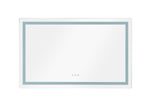 ZUN 60 in. W x 36 in. H Frameless Single Bathroom Vanity Mirror in Polished Crystal Bathroom Vanity W1272114900