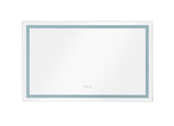 ZUN 60 in. W x 36 in. H Frameless Single Bathroom Vanity Mirror in Polished Crystal Bathroom Vanity W1272114900