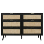 ZUN Modern 6 Drawer Dresser Wood Cabinet W68894717