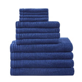 ZUN 100% Cotton Quick Dry 12 Piece Bath Towel Set B03595010