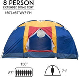 ZUN Outdoor Camping Tent Easy Set Up Party Large Tent for Traveling Hiking With Portable Bag W2181P154049