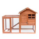 ZUN Hot sale Easily-assembled wooden Rabbit house Chicken coop kennels W21901186