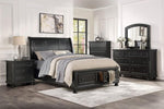 ZUN Transitional Black Dresser of 7 Drawers Jewelry Tray Traditional Design Bedroom Wooden Furniture B011P143959