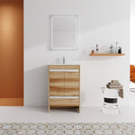 ZUN 24" Freestanding Bathroom Vanity With Doors and Drawer W99994441