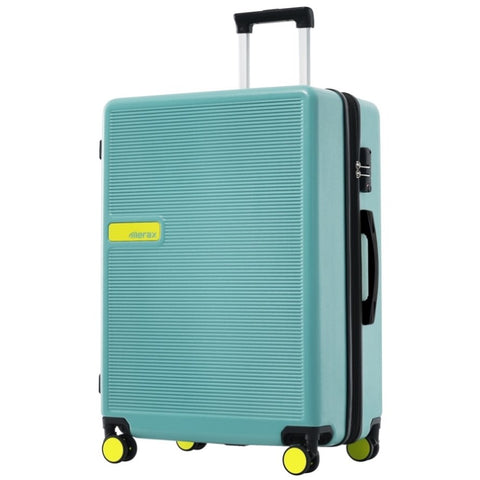 ZUN Contrast Color Hardshell Luggage 28inch Expandable Spinner Suitcase with TSA Lock Lightweight PP315371AAF