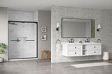 ZUN 84x 36Inch LED Mirror Bathroom Vanity Mirror with Back Light, Wall Mount Anti-Fog Memory Large W1272103489