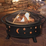 ZUN Fireplace with Spark Screen, Poker Bonfire Patio Backyard Garden Picnic Fire Pit 30in Fire Pits 94364624