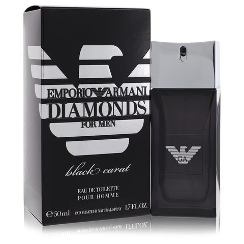 Emporio Armani Diamonds Black Carat by Giorgio Armani Eau De Toilette Spray 1.7 oz for Men FX-492722