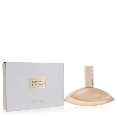 Euphoria Pure Gold by Calvin Klein Eau De Parfum Spray 3.4 oz for Women FX-544209
