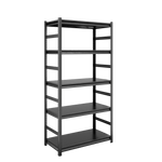 ZUN Adjustable Heavy Duty Metal Shelving - 5-Tier Storage Shelves, 2000LBS Load, Kitchen, Garage, Pantry 44333229