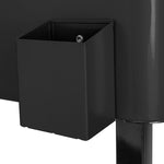 ZUN 80Qt Black Box Black Square Foot Tube With Drain Pipe Freezer Incubator 56189128