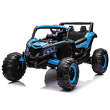 ZUN 12V Ride On Car with Remote Control,UTV ride on for kid,3-Point Safety Harness, Music Player W1396126989