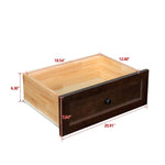 ZUN Solid Wood spray-painted drawer dresser bar,buffetware cabinet lockers buffet server console W679103294