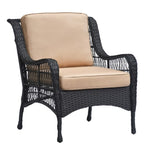 ZUN Outdoor Garden Chair,Hand-woven Rattan Lounge Chair W1889P163567