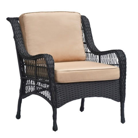 ZUN Outdoor Garden Chair,Hand-woven Rattan Lounge Chair W1889P163567