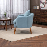 ZUN COOLMORE Wood Frame Armchair, Modern Accent Chair Lounge Chair for Living Room W395132099