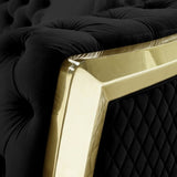 ZUN Velvet Stainless Steel Frame Surround Upholstered Armchair W1241130446
